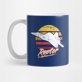 Retro F-22 Raptor Mug